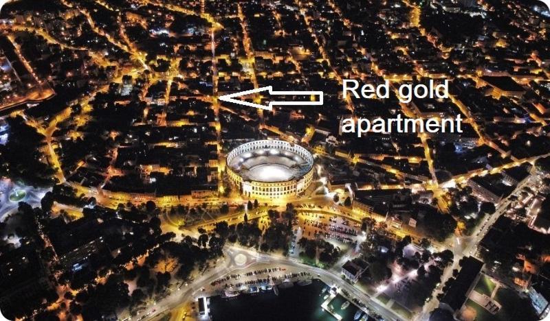 Red Gold Apartment Pula Exteriör bild